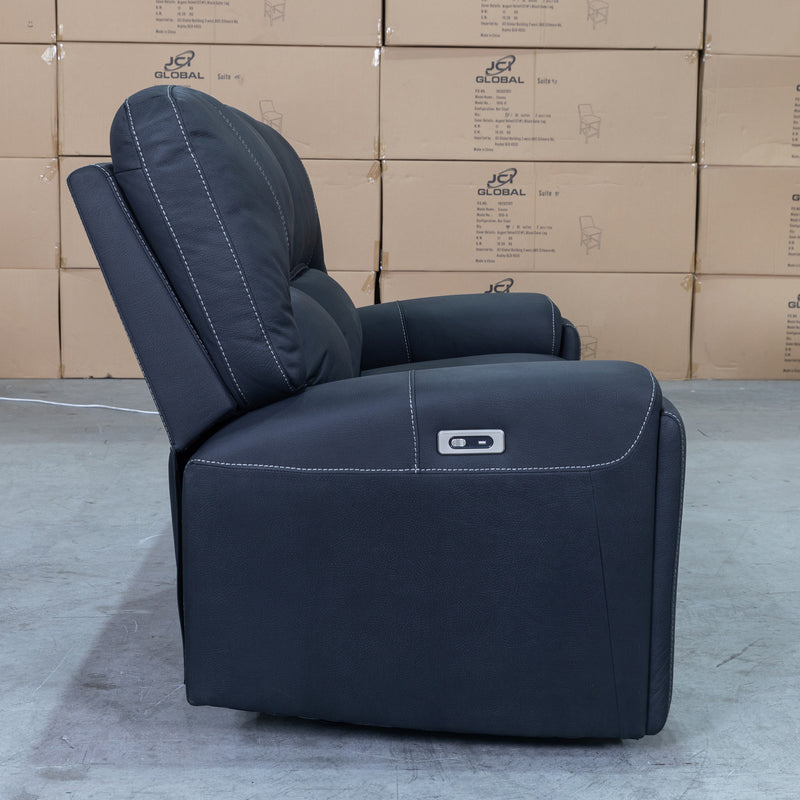 The Caprice Two Seat Electric Recliner - Jet available to purchase from Warehouse Furniture Clearance at our next sale event.