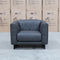 The Santosa Fabric Armchair - Charcoal available to purchase from Warehouse Furniture Clearance at our next sale event.