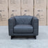 The Santosa Fabric Armchair - Charcoal