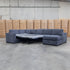 The Ashton Modular Corner Chaise Lounge with Sofa Bed - Licorice