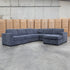 The Ashton Modular Corner Chaise Lounge with Sofa Bed - Licorice