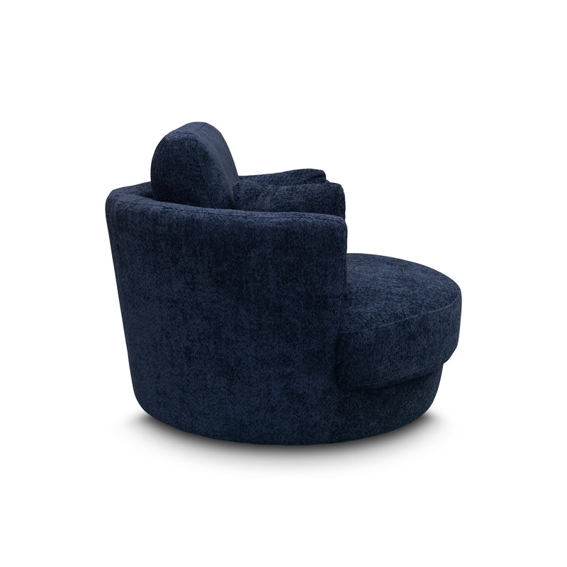 The Cooper Swivel Chair - Black Boucle available to purchase from Warehouse Furniture Clearance at our next sale event.