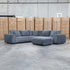 The Tribeca Fabric Corner Lounge - Charcoal
