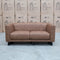 The Santosa Two Seat Fabric Sofa - Tan available to purchase from Warehouse Furniture Clearance at our next sale event.