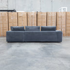 The Tribeca Fabric Corner Lounge - Charcoal - PRE ORDER Available after 15th November available to purchase from Warehouse Furniture Clearance at our next sale event.