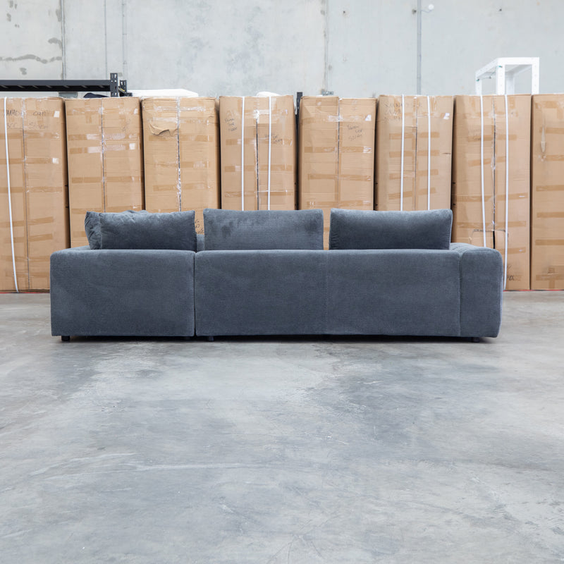 The Tribeca Fabric Corner Lounge - Charcoal