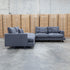 The Melbourne Deep Seat Feather & Foam Modular Corner Lounge - Obsidian