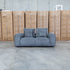The Tribeca Two Seat Fabric Sofa - Charcoal