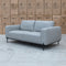 Austin 3 & 2 Seater Leather Sofa Set - Pewter - Warehouse Furniture Clearance