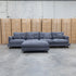 The Melbourne Deep Seat Feather & Foam Modular Corner Lounge - Obsidian