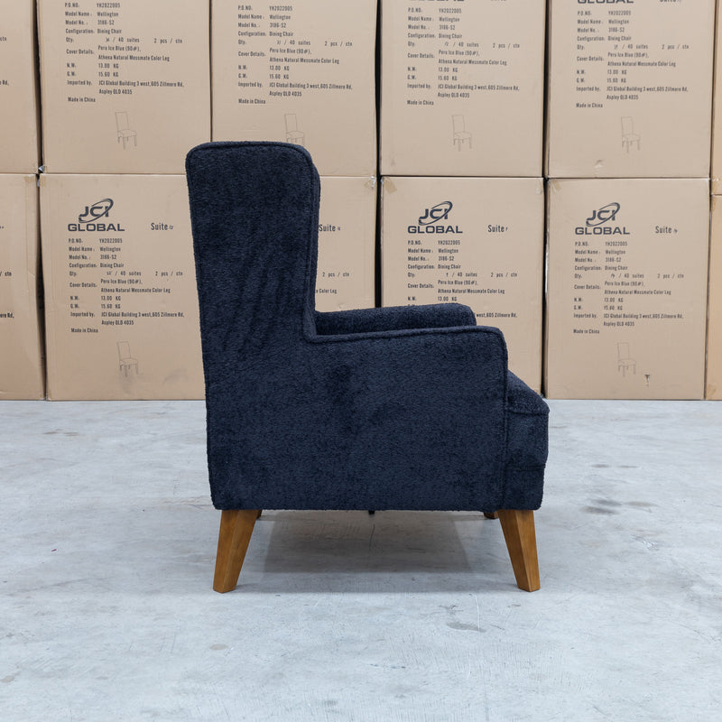 The Clara 2-in-1 Rocking Chair/Accent Chair - Black Boucle Fabric available to purchase from Warehouse Furniture Clearance at our next sale event.