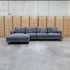 The Melbourne Deep Seat Feather & Foam Modular Corner Lounge - Obsidian