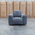 The Tribeca Fabric Swivel Chair - Charcoal