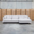 The Melbourne Deep Seat Feather & Foam RHF Chaise Lounge - Biscuit
