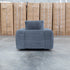 The Tribeca Fabric Swivel Chair - Charcoal