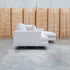 The Melbourne Deep Seat Feather & Foam RHF Chaise Lounge - Biscuit