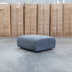 The Tribeca Fabric Ottoman - Charcoal - PRE ORDER Available After 15th November available to purchase from Warehouse Furniture Clearance at our next sale event.
