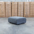 The Tribeca Fabric Ottoman - Charcoal