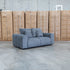 The Tribeca Two Seat Fabric Sofa - Charcoal