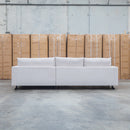 The Melbourne Deep Seat Feather & Foam RHF Chaise Lounge - Biscuit available to purchase from Warehouse Furniture Clearance at our next sale event.