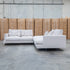 The Melbourne Deep Seat Feather & Foam Modular Corner Lounge - Biscuit
