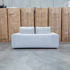The Tribeca Two Seat Fabric Sofa - Oat - PRE ORDER Available After 15th November available to purchase from Warehouse Furniture Clearance at our next sale event.