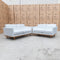 The Lana 2 Seater Leather Sofa - White available to purchase from Warehouse Furniture Clearance at our next sale event.