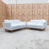 The Lana 2 Seater Leather Sofa - White