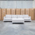 The Melbourne Deep Seat Feather & Foam Modular Corner Lounge - Biscuit