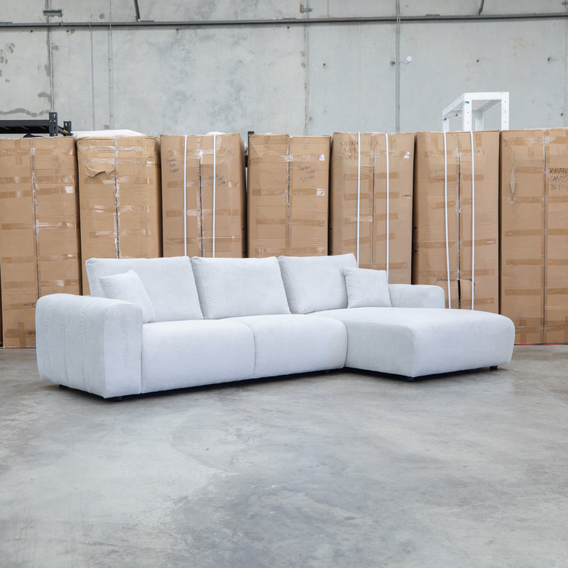 The Tribeca Three Seat RHF Chaise Lounge - Oat