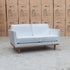 The Lana 2 Seater Leather Sofa - White