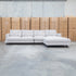 The Melbourne Deep Seat Feather & Foam Modular Corner Lounge - Biscuit