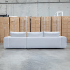 The Tribeca Three Seat RHF Chaise Lounge - Oat - PRE ORDER Available after 15th November available to purchase from Warehouse Furniture Clearance at our next sale event.