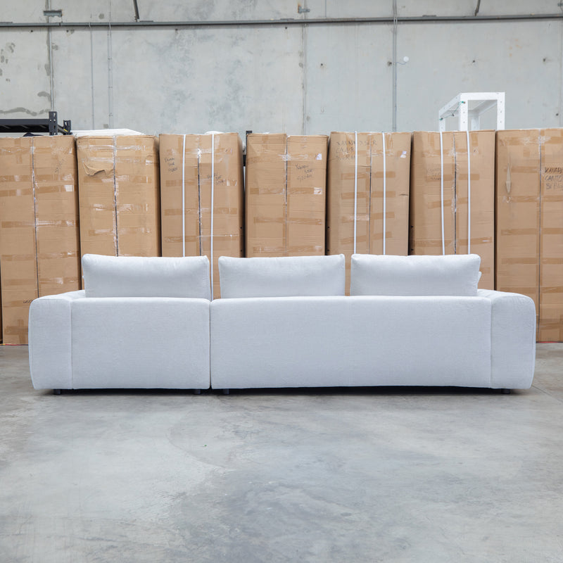 The Tribeca Three Seat RHF Chaise Lounge - Oat