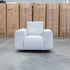 The Tribeca Fabric Swivel Chair - Oat