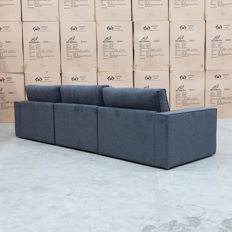 The Layne LHF Chaise Lounge - Charcoal available to purchase from Warehouse Furniture Clearance at our next sale event.