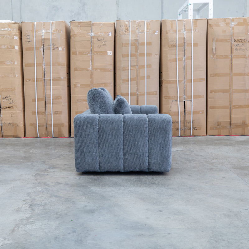 The Tribeca Two Seat Fabric Sofa - Charcoal