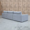 The Layne Three Seater Lounge - Silver available to purchase from Warehouse Furniture Clearance at our next sale event.