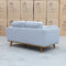 The Delilah Two Seat Sofa - Lance Silver available to purchase from Warehouse Furniture Clearance at our next sale event.