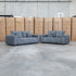 The Tribeca Three Seat Fabric Sofa - Charcoal