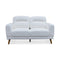 The Harlow Two Seater Sofa - Ivory Boucle Fabric available to purchase from Warehouse Furniture Clearance at our next sale event.
