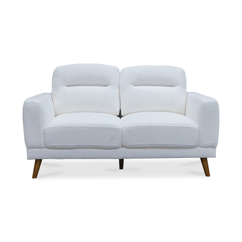 The Harlow Two Seater Sofa - Ivory Boucle Fabric available to purchase from Warehouse Furniture Clearance at our next sale event.