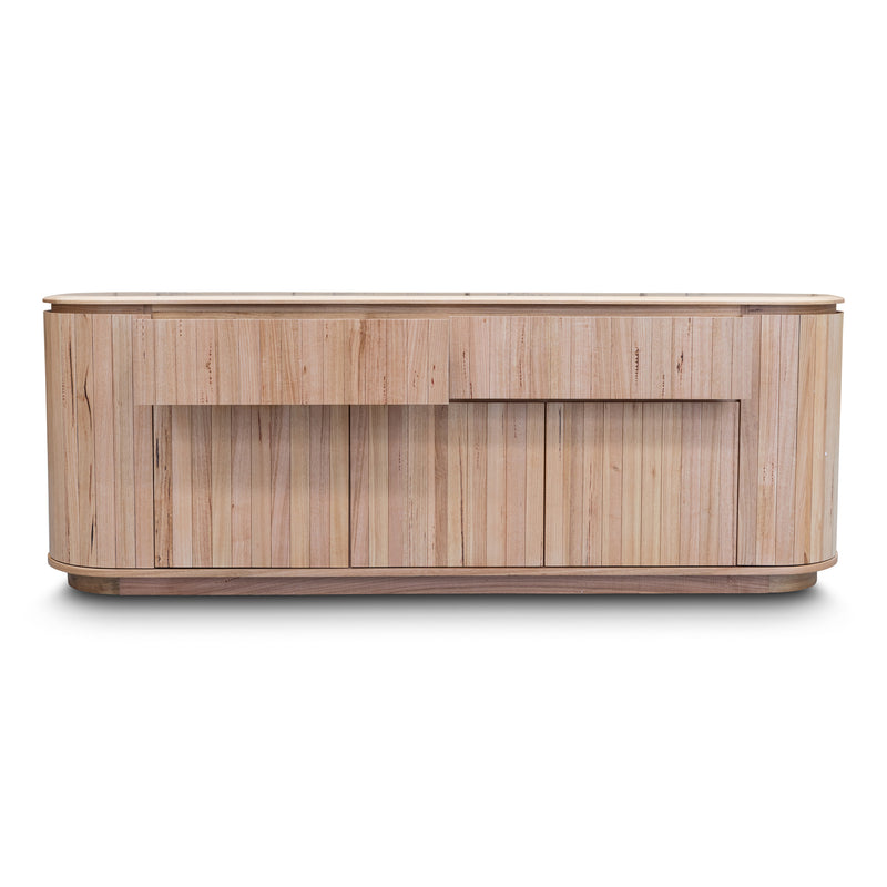 The Semillon New Zealand Ash 2 Drawer Buffet - Natural available to purchase from Warehouse Furniture Clearance at our next sale event.