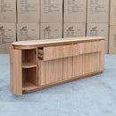 The Semillon New Zealand Ash 2 Drawer Buffet - Natural available to purchase from Warehouse Furniture Clearance at our next sale event.