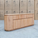 The Semillon New Zealand Ash 2 Drawer Buffet - Natural available to purchase from Warehouse Furniture Clearance at our next sale event.