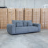 The Tribeca Three Seat Fabric Sofa - Charcoal