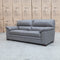 The Denton Three Seater Leather Sofa - Dark Grey available to purchase from Warehouse Furniture Clearance at our next sale event.