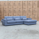 The Midtown Deep Seat RHF Chaise Lounge - Denim available to purchase from Warehouse Furniture Clearance at our next sale event.