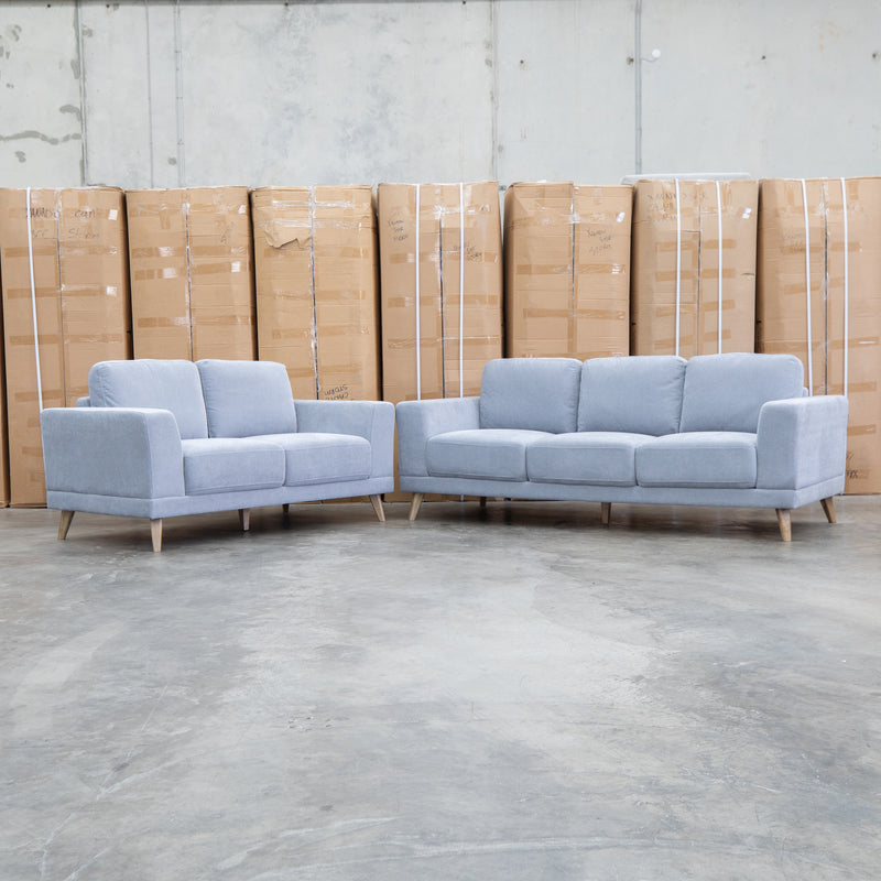 The Lucas Two Seat Sofa - Smoke