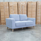 The Lucas Two Seat Sofa - Smoke available to purchase from Warehouse Furniture Clearance at our next sale event.